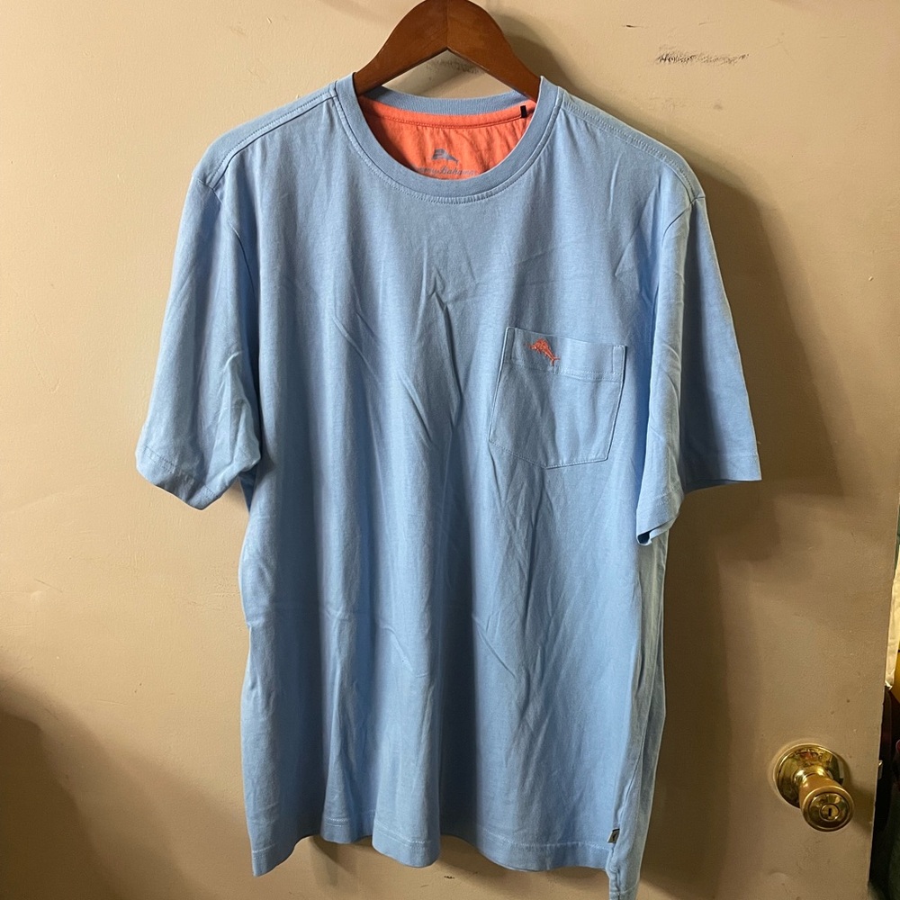 Tommy Bahama short sleeve, cotton pocket t shirt